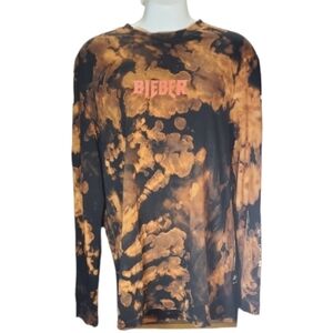 BIEBER space dye long sleeve convert tee M